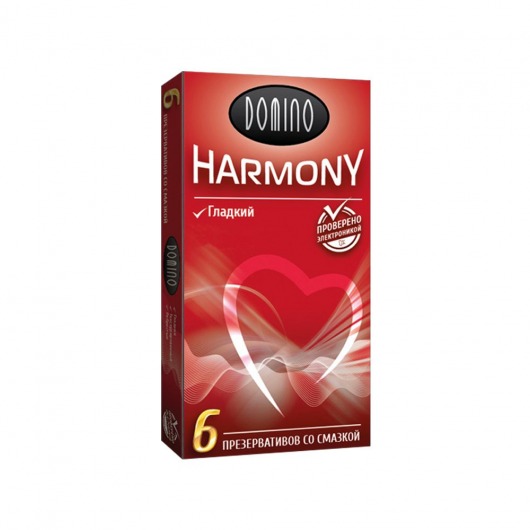Гладкие презервативы Domino Harmony - 6 шт. - Domino - купить с доставкой в Смоленске