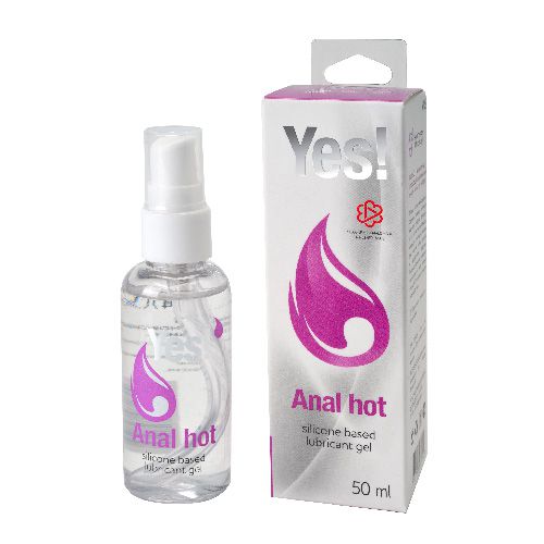Согревающая силиконовая гель-смазка Yes Anal hot - 50 мл. - Sitabella - купить с доставкой в Смоленске
