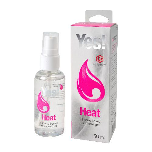 Возбуждающая силиконовая вагинальная смазка Yes Heat - 50 мл. - Sitabella - купить с доставкой в Смоленске
