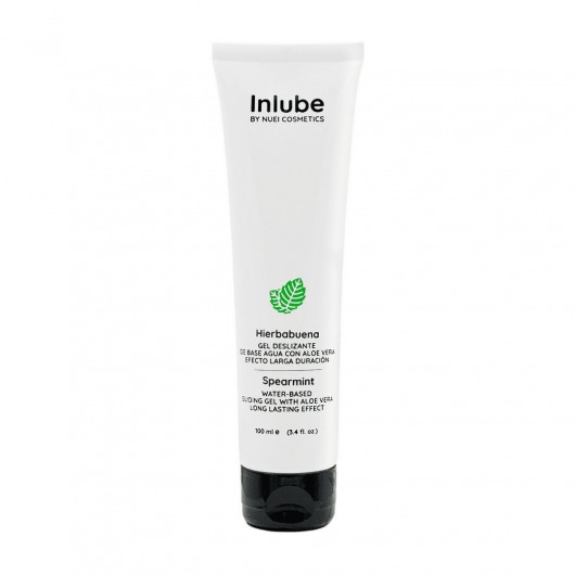 Водный лубрикант Nuei Inlube с алоэ вера и ароматом мяты - 100 мл. - Nuei cosmetics - купить с доставкой в Смоленске