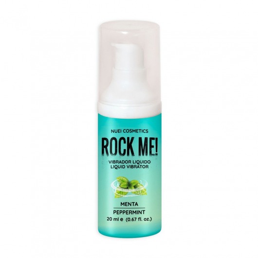 Жидкий вибратор Nuei Rock Me! с ароматом мяты - 20 мл. - Nuei cosmetics - купить с доставкой в Смоленске