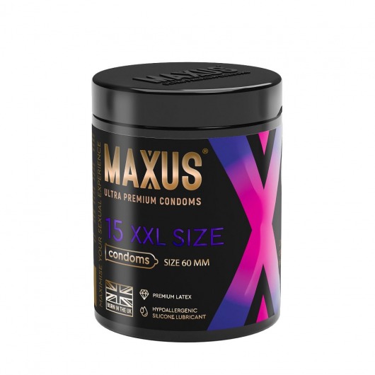 Презервативы увеличенного размера Maxus XXL - 15 шт. - Maxus - купить с доставкой в Смоленске