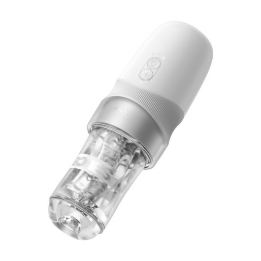 Белый автоматический мастурбатор Extra Sauce - Sauce - в Смоленске купить с доставкой