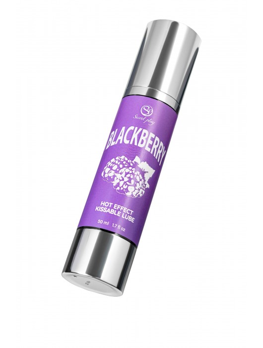 Массажное масло 2-в-1 Blackberry Hot Effect с разогревающим эффектом и вкусом ежевики - 50 мл. - Secret Play - купить с доставкой в Смоленске