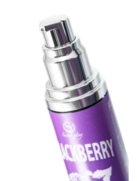 Массажное масло 2-в-1 Blackberry Hot Effect с разогревающим эффектом и вкусом ежевики - 50 мл. - Secret Play - купить с доставкой в Смоленске