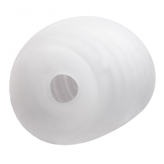 Белый мастурбатор-шар Lucky Ball Type 1 - MALESATION - в Смоленске купить с доставкой