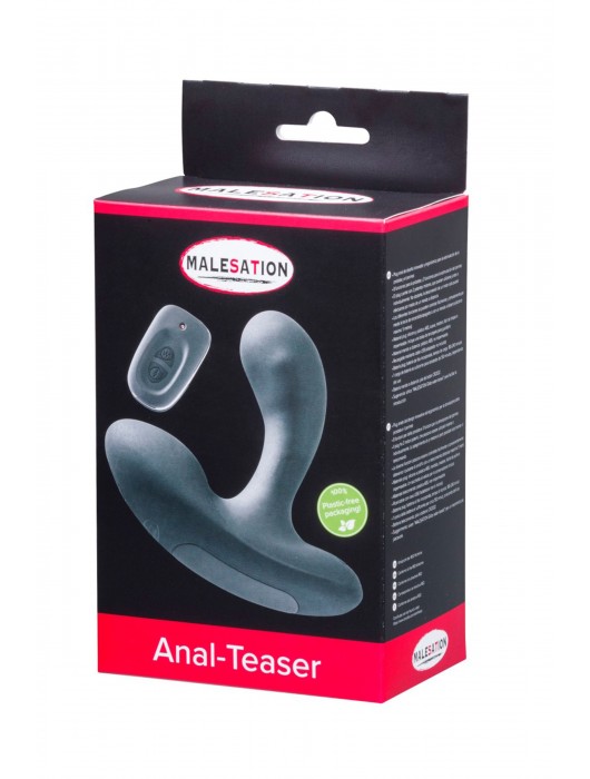 Черный стимулятор простаты Anal-Teaser - MALESATION - в Смоленске купить с доставкой