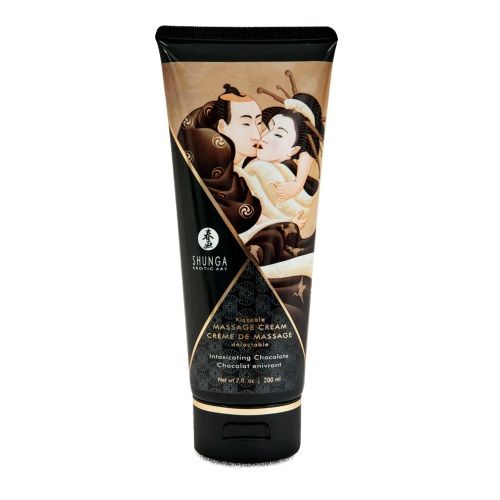 Массажный крем для тела с ароматом шоколада Intoxicating Chocolate - 200 мл. - Shunga - купить с доставкой в Смоленске