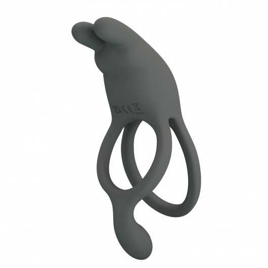 Серое эрекционное виброкольцо Dwayne - Baile - в Смоленске купить с доставкой