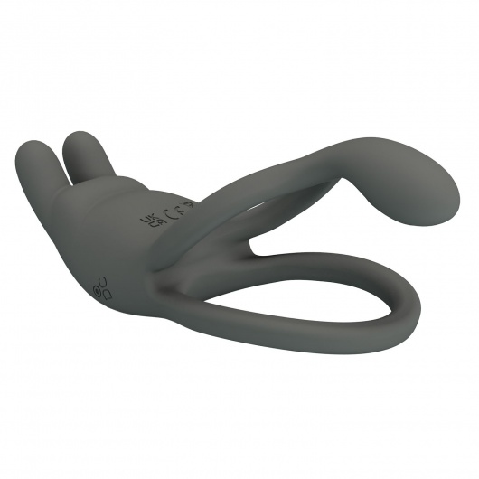 Серое эрекционное виброкольцо Dwayne - Baile - в Смоленске купить с доставкой
