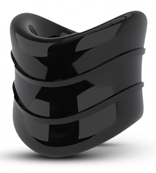 Черное эрекционное кольцо на мошонку Beef Ball Stretcher Snug X Long - Blush Novelties - в Смоленске купить с доставкой