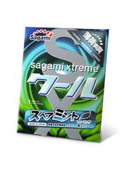 Презерватив Sagami Xtreme Mint с ароматом мяты - 1 шт. - Sagami - купить с доставкой в Смоленске