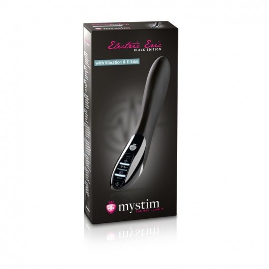 Черный вибратор с миостимуляцией Mystim Electric Eric Black Edition - 27 см. - MyStim - купить с доставкой в Смоленске