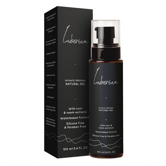 Интимный гель на водной основе с экстрактами нони и нима Luberium Natural Gel - 100 мл. - Luberium - купить с доставкой в Смоленске
