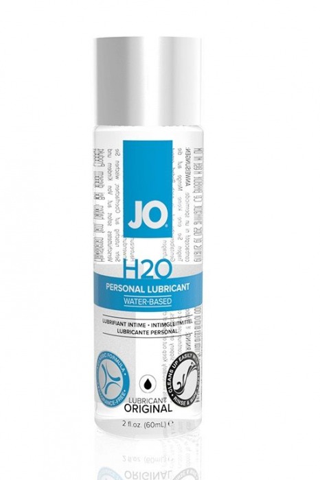 Нейтральный лубрикант на водной основе JO Personal Lubricant H2O - 60 мл. - System JO - купить с доставкой в Смоленске