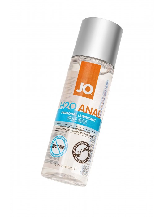 Анальный лубрикант на водной основе JO Anal H2O - 60 мл. - System JO - купить с доставкой в Смоленске