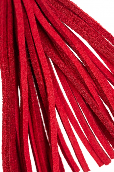 Зажимы на соски «Вилки» с красными кисточками из замши - Pecado - купить с доставкой в Смоленске