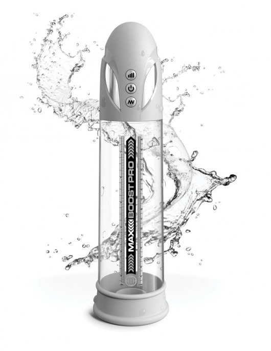 Белая вакуумная автоматическая помпа Max Boost Pro Flow - Pipedream - в Смоленске купить с доставкой