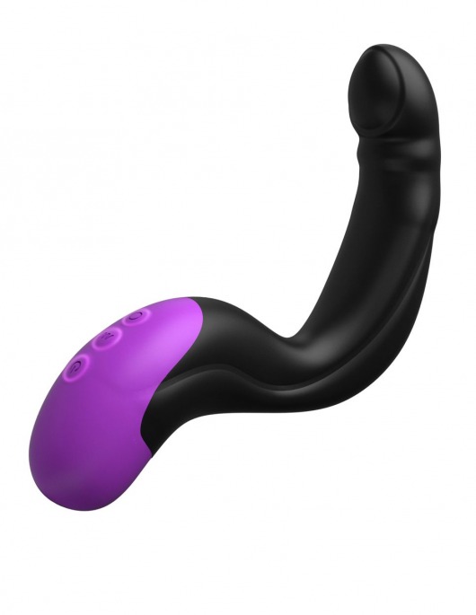 Черно-фиолетовый вибромассажёр простаты Hyper-Pulse P-Spot Massager - Pipedream - в Смоленске купить с доставкой