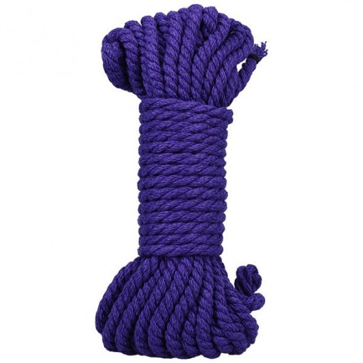 Фиолетовая верёвка для связывания и фиксации Bind Tie - 9,14 м. - Doc Johnson - купить с доставкой в Смоленске
