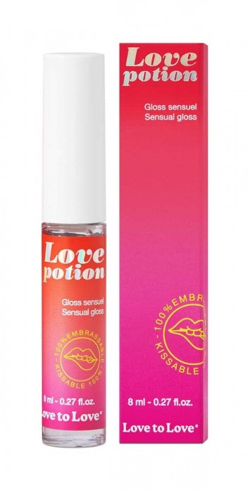 Возбуждающий блеск для губ Love Potion - 8 мл. - Love to Love - купить с доставкой в Смоленске