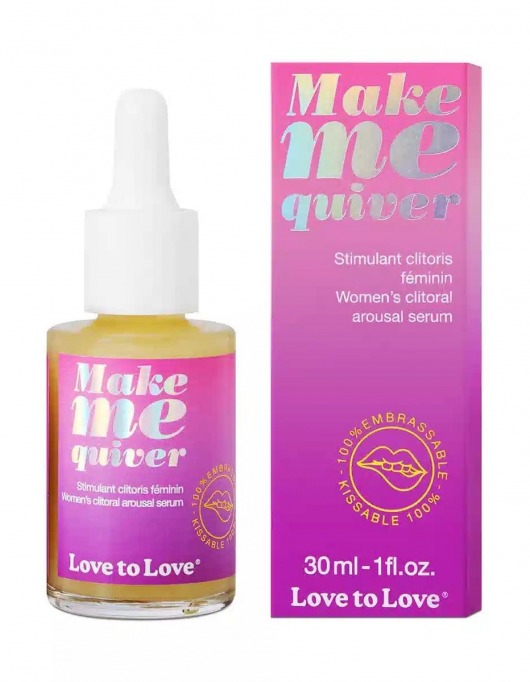 Возбуждающие капли для клитора Make Me Quiver - 30 мл. - Love to Love - купить с доставкой в Смоленске