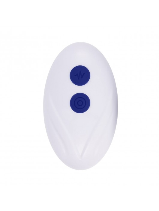 Синее эрекционное виброкольцо с клиторальной подушечкой и пультом ДУ Adjustable Fun Ring - Zero Tolerance - в Смоленске купить с доставкой