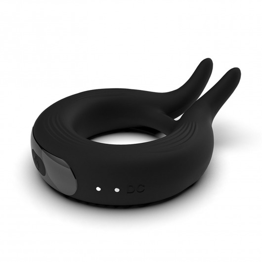 Черное эрекционное кольцо Marry Me Rechargeable Vibrating Cockring - Adrien Lastic - в Смоленске купить с доставкой