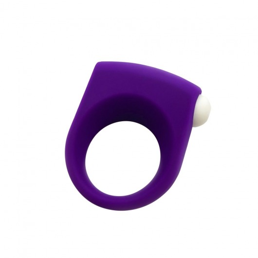 Фиолетовое эрекционное кольцо Puggle Vibrating Ring with Bullet - Adrien Lastic - в Смоленске купить с доставкой