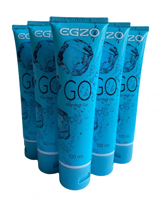 Набор из 5 пролонгирующих лубрикантов на водной основе Egzo Go (по 100 мл.) - EGZO - купить с доставкой в Смоленске
