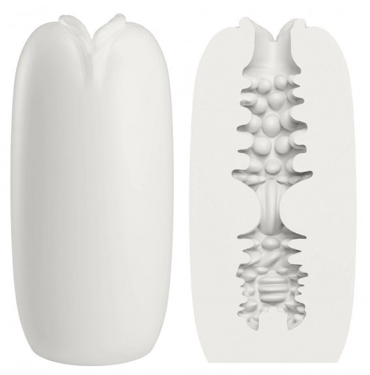 Белый мастурбатор-вагина Olga - Baile - в Смоленске купить с доставкой