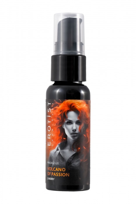 Гель с эффектом вибрации Volcano Of Passion со вкусом вишни - 25 мл. - Erotist Lubricants - купить с доставкой в Смоленске