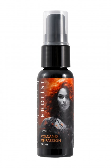 Гель с эффектом вибрации Volcano Of Passion со вкусом винограда - 25 мл. - Erotist Lubricants - купить с доставкой в Смоленске