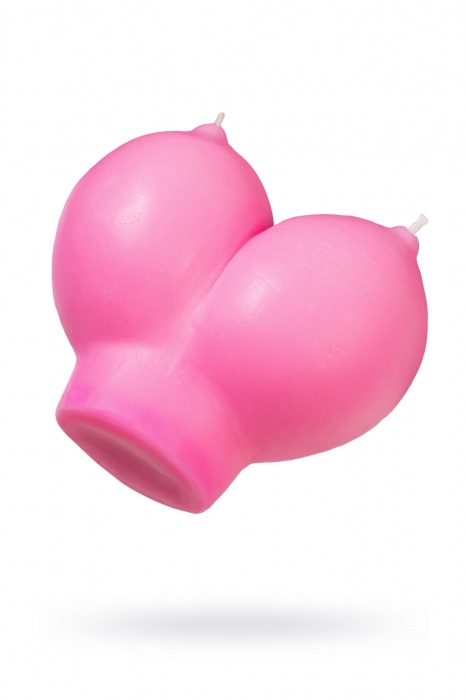 Розовая свеча «Сиськи» - 150 гр. - Pecado - купить с доставкой в Смоленске