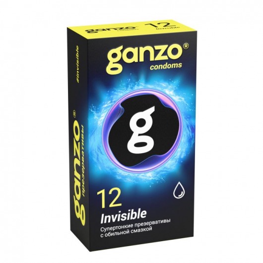 Супертонкие презервативы Ganzo Invisible - 12 шт. - Ganzo - купить с доставкой в Смоленске
