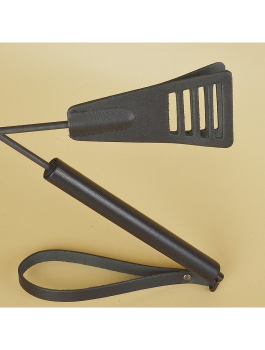 Черный кожаный стек «Сириус» - 60 см. - Sitabella - купить с доставкой в Смоленске