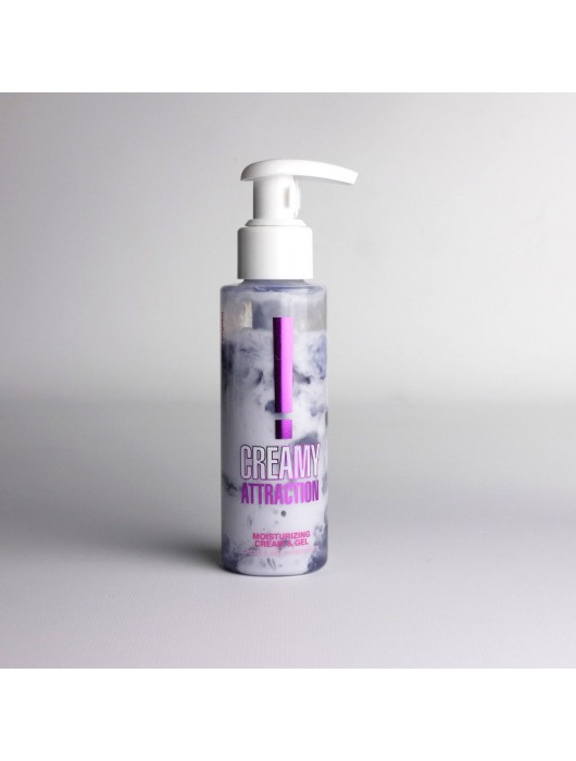 Увлажняющий крем-гель для тела с ароматом ежевики Creamy Attraction Blackberry - 100 мл. - INTT - купить с доставкой в Смоленске