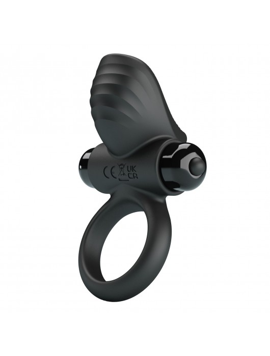 Черное эрекционное кольцо с вибрацией Adrien - Baile - в Смоленске купить с доставкой