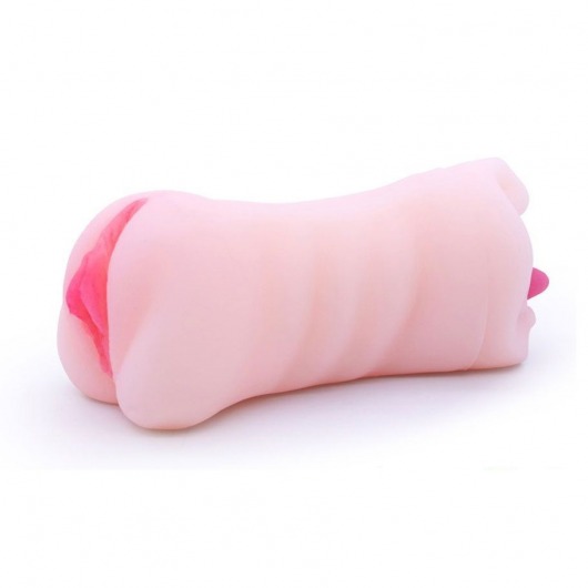 Телесный двусторонний мастурбатор - вагина и ротик - Boys of Toys - в Смоленске купить с доставкой