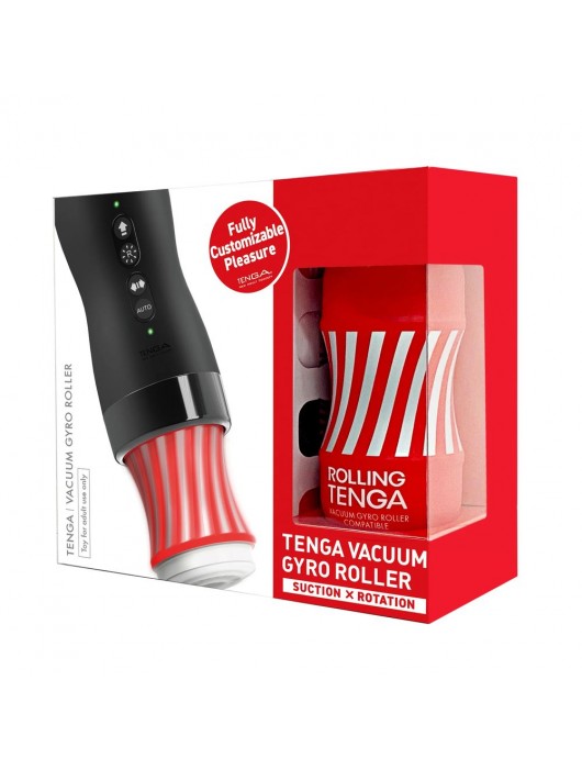 Набор Tenga Vacuum Gyro Roller 3s: мастурбатор и устройство для вращения и создания вакуума - Tenga - в Смоленске купить с доставкой
