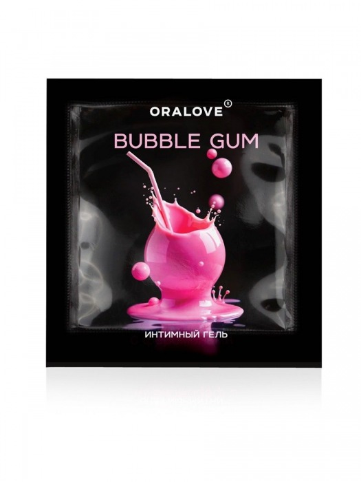 Саше съедобной оральной смазки OraLove с ароматом бабл-гам - 3 гр. - Биоритм - купить с доставкой в Смоленске