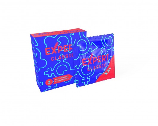 Презервативы увеличенного размера Expert Classic XXL - 3 шт. - Expert - купить с доставкой в Смоленске