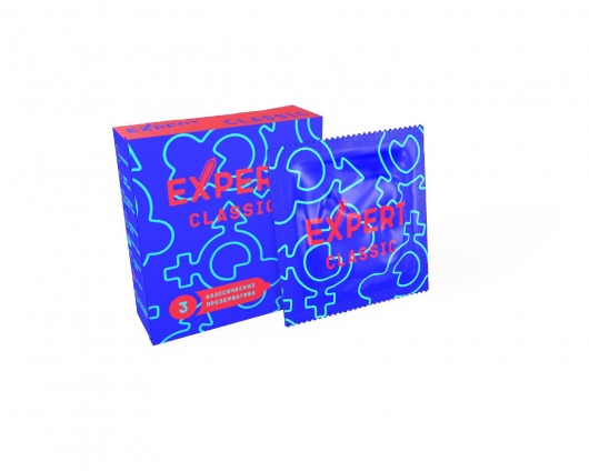 Классические презервативы Expert Classic - 3 шт. - Expert - купить с доставкой в Смоленске