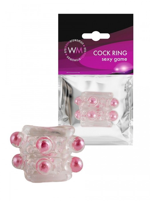 Прозрачная насадка на пенис с цветными шариками - Erowoman-Eroman - в Смоленске купить с доставкой