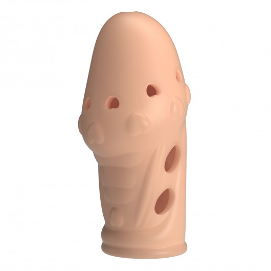 Телесная насадка на пенис Booker - 8 см. - Baile - в Смоленске купить с доставкой