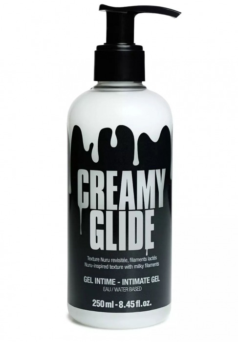 Лубрикант на водной основе Creamy Glide с консистенцией спермы - 250 мл. - Strap-on-me - купить с доставкой в Смоленске