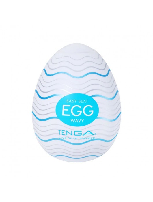 Мастурбатор-яйцо Tenga Egg Wavy - Tenga - в Смоленске купить с доставкой