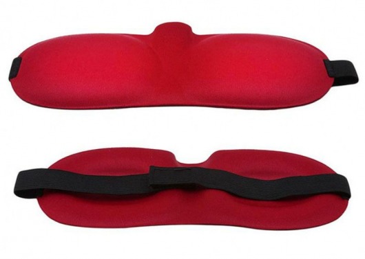 Красная глухая маска на резинке - Sitabella - купить с доставкой в Смоленске