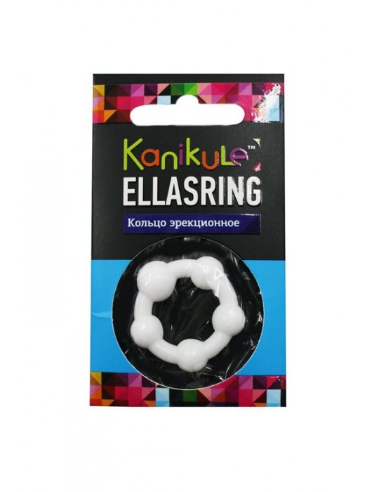Цветное эрекционное кольцо с шариками Ellasring - Sitabella - в Смоленске купить с доставкой