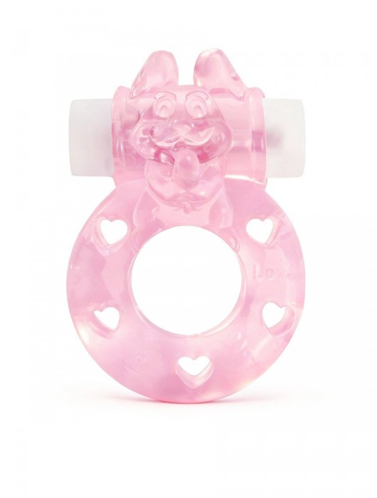 Розовое эрекционное виброкольцо в форме зайчика - 1137 - в Смоленске купить с доставкой